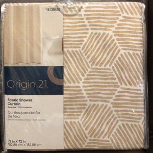 Origin 21 72x72-in Mildew Resistant Polyester Shower Curtain